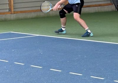 Joueur du Tennis Club Saint Georges zn Championnat au Grand Chambord