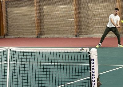 Joueur du Tennis Club Saint Georges en Championnat hiver 2024