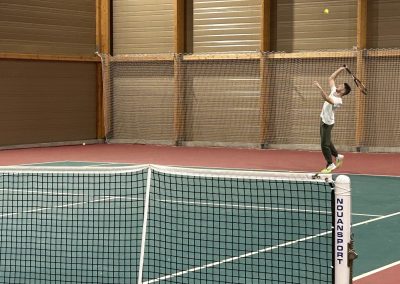 Joueur du Tennis Club Saint Georges en Championnat hiver 2024